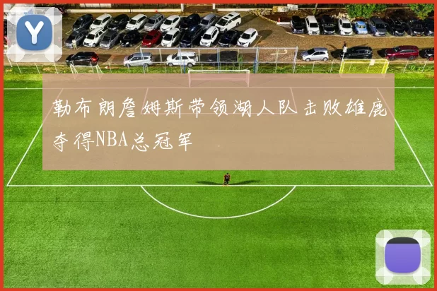 勒布朗詹姆斯带领湖人队击败雄鹿夺得NBA总冠军